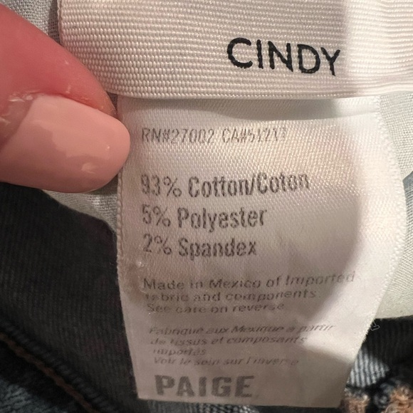 Paige jeans Cindy ankle fray size 28, EUC, see photos, designer jeans, Saks - Picture 7 of 10